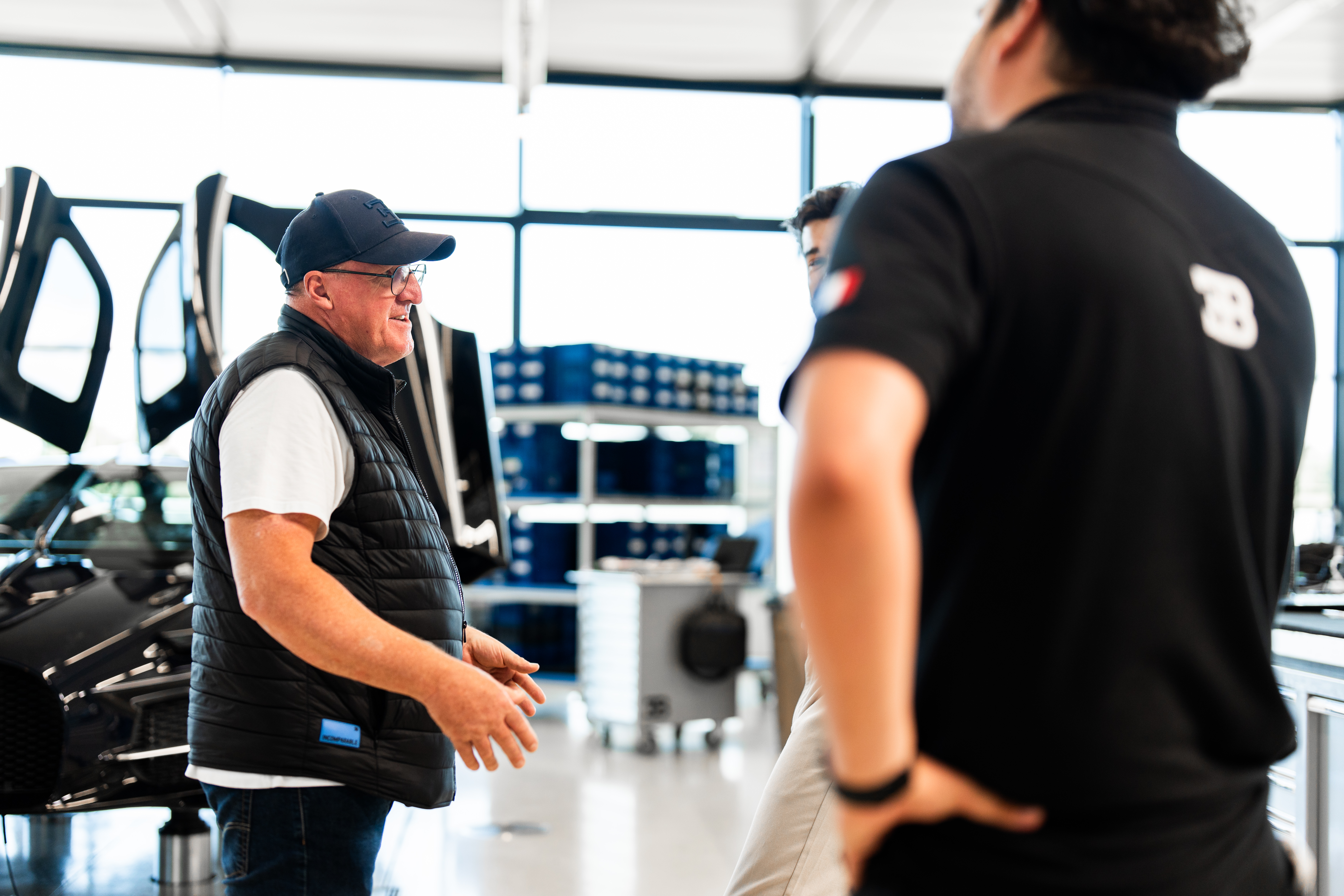 In the Molsheim Atelier, Patrick Burk reflects with the teams he has watched evolve.